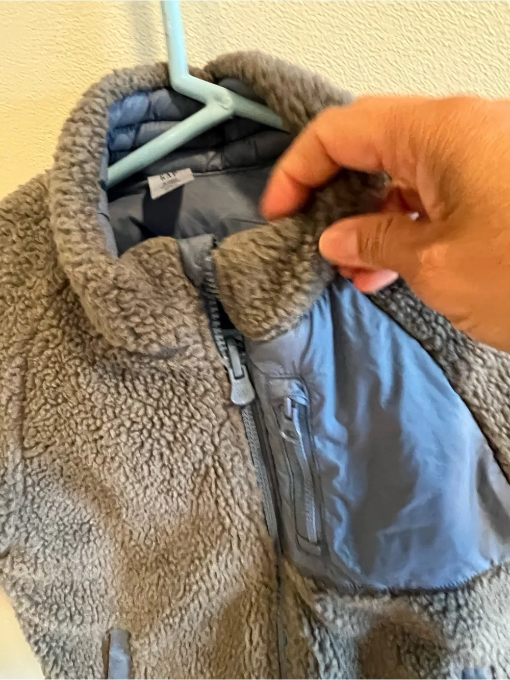 Gap reversible Kids Quilted Puffer Jacket - Blue